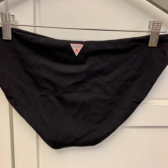 Guess Jet Black Bikini Bottom Size L - Picture 3 of 3